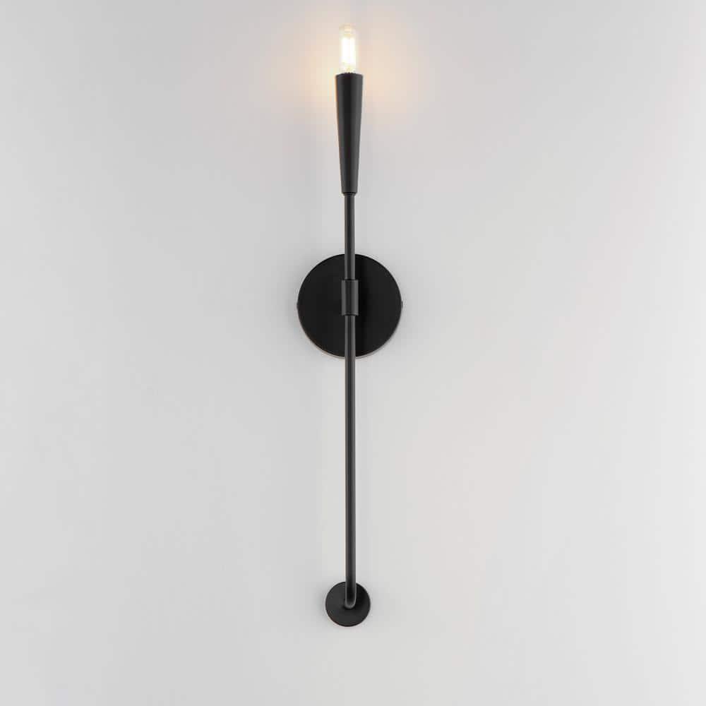 Maxim Lighting Vela 1 - Light Wall Light in  Black