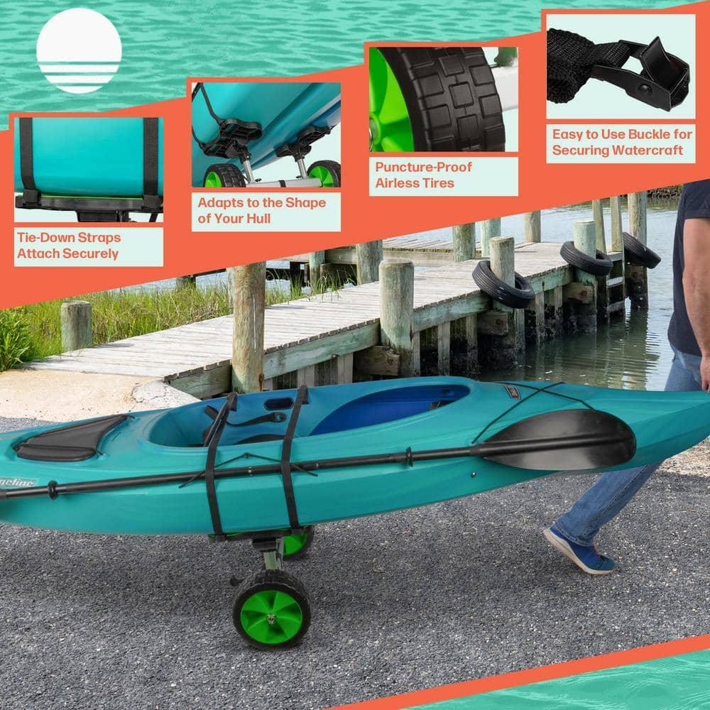 Kayak Cart with 220lb Capacity, Green