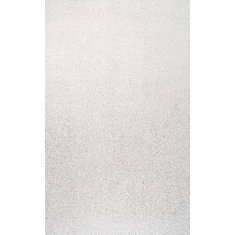 10' X 14' Rectangle Haze Solid Low-Pile Area Rug , Cream - JONATHAN Y