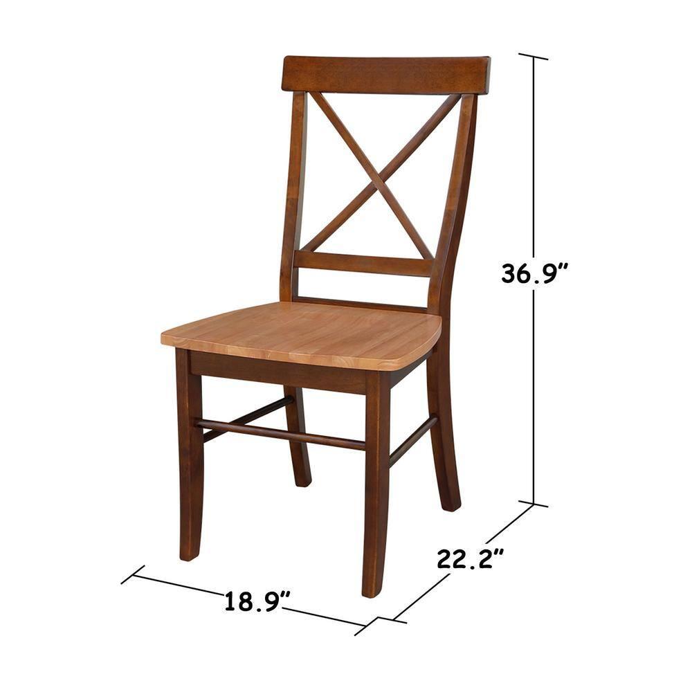 X-Back Chair with Solid Wood Seat
