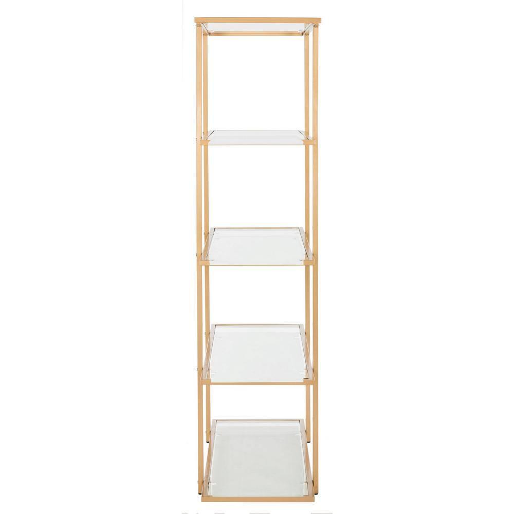 Francis 5 Tier Etagere - ETG6202 - Gold/Clear - Safavieh