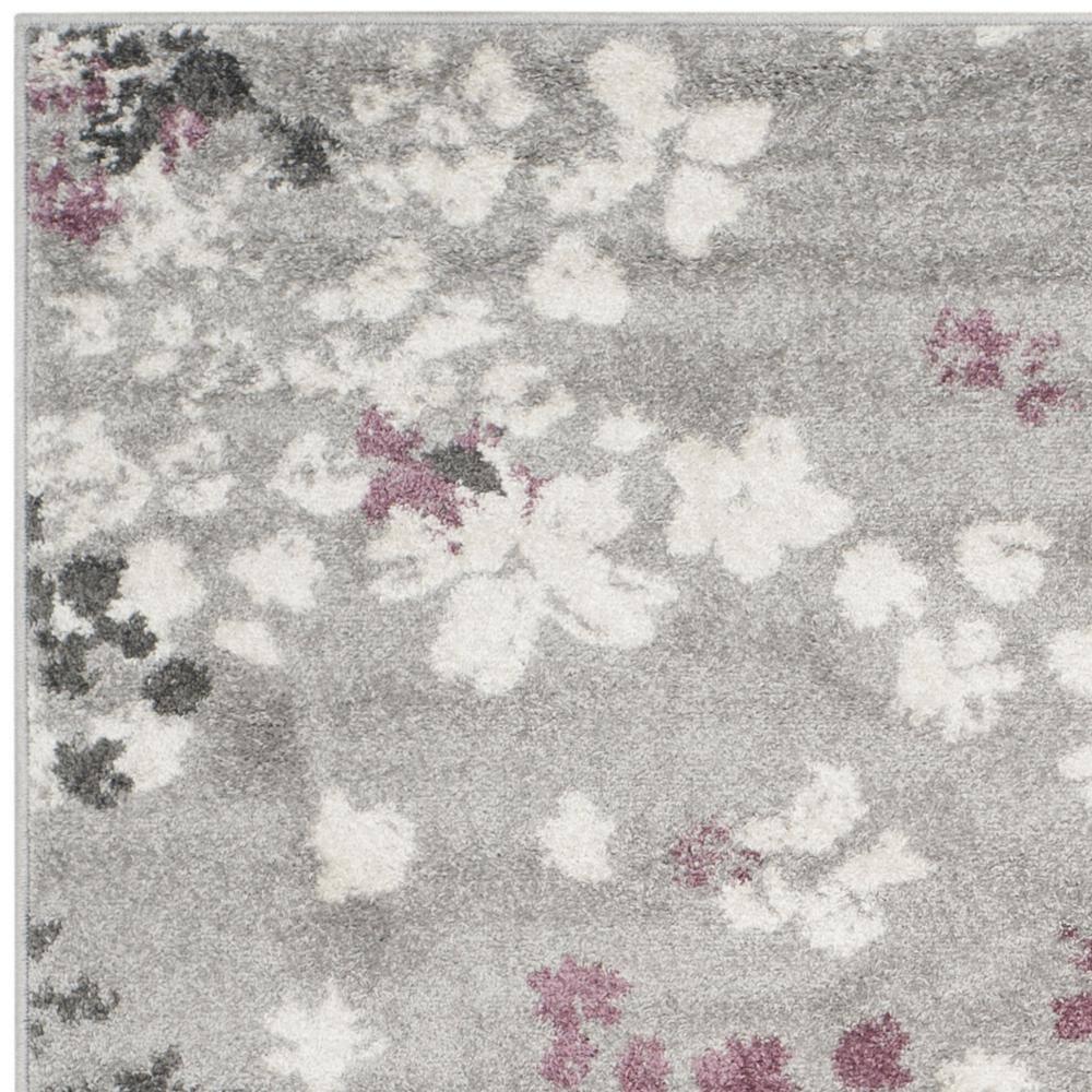 Adirondack ADR115 Machine Made Indoor Area Rug - Light Grey/Purple - 8'x8' - Safavieh