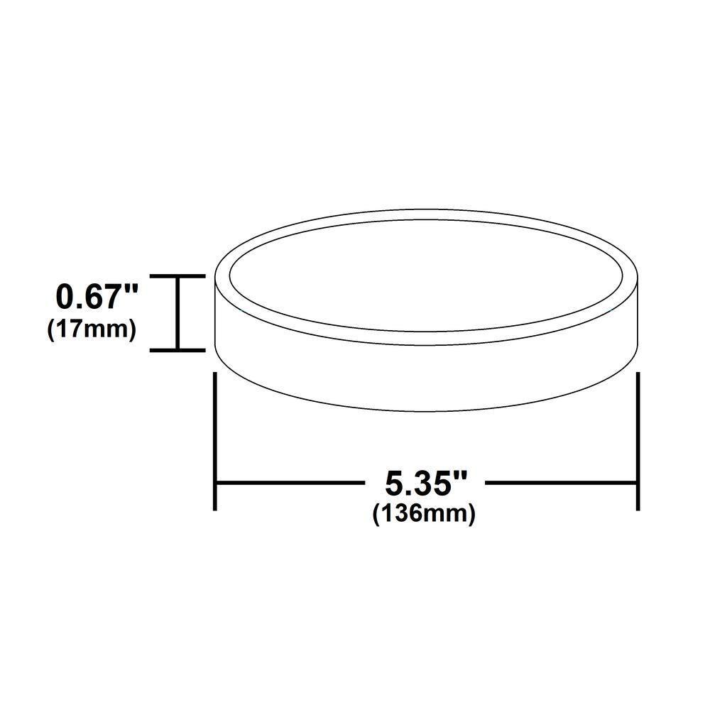 Dimmable Circle Flush Mount