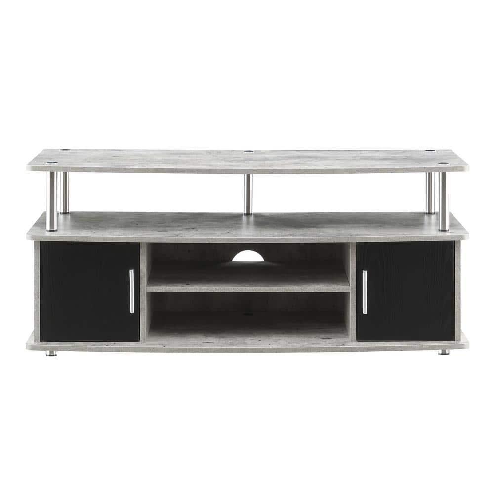 Convenience Concepts Designs2Go Monterey TV Stand, Faux Birch/Black