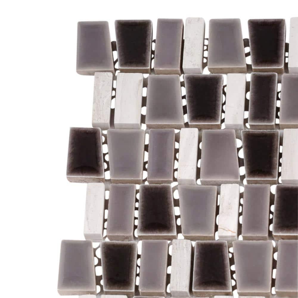 12'' x 12'' Porcelain Mosaic Tile