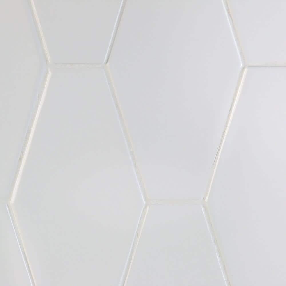 Midland Hexagon 4" x 8" Ceramic Subway Wall Tile (5.38 sq. ft. / box)