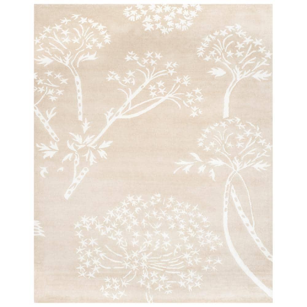 Bella BEL131 Hand Tufted Area Rug - Sand/Ivory - 8'x10' - Safavieh.