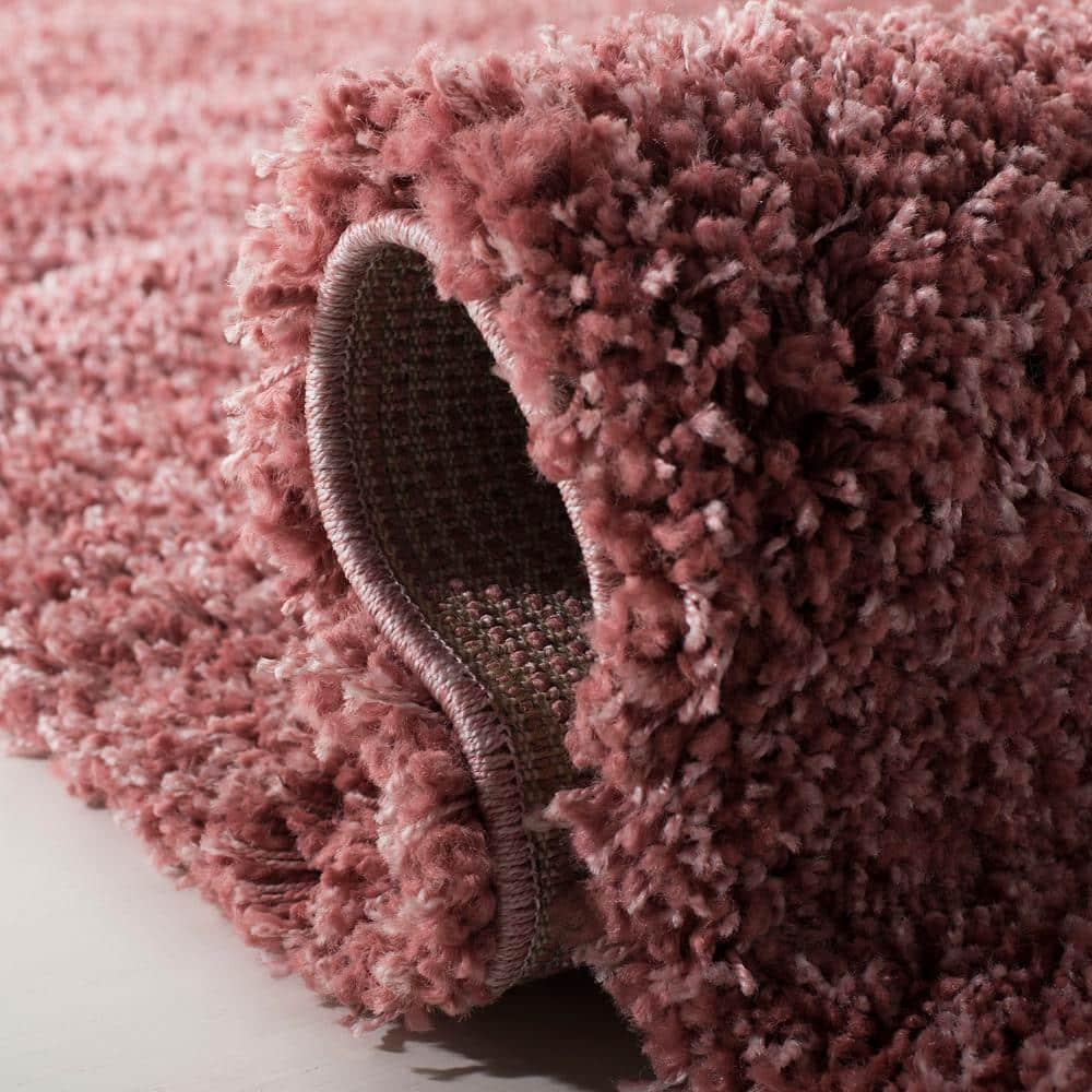 Shag SG151 Power Loomed Accent Rug - Rose - 2'3"x5' - Safavieh.