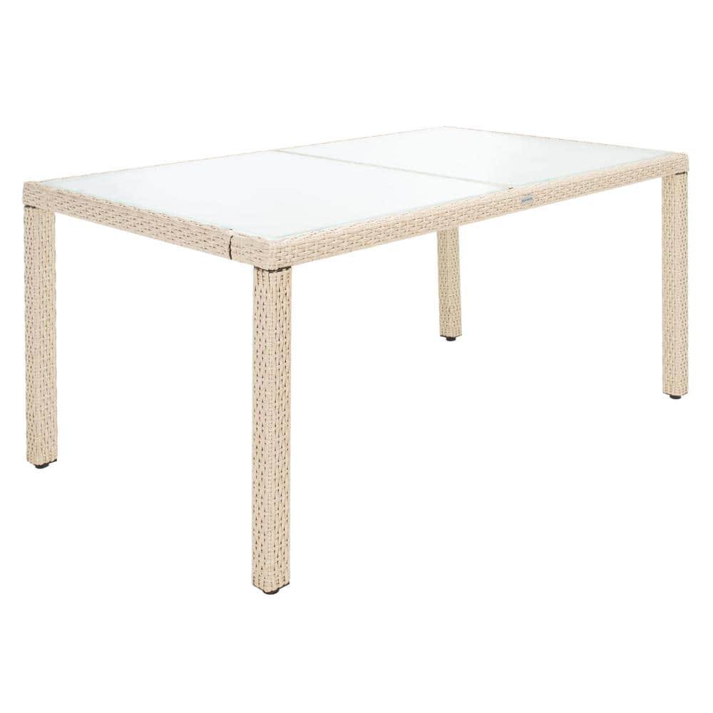 Jolin 7 Pc Dining Set - Outdoor - PAT7706 - Beige/White - Safavieh