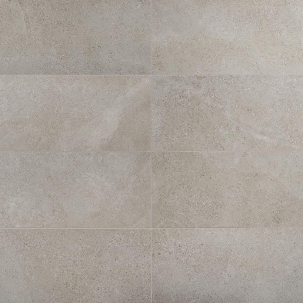 Bond Tile Grava 11.81 in. x 23.62 in. Matte Stone Look Porcelain Floor and Wall Tile (9.68 Sq. Ft. / Case)