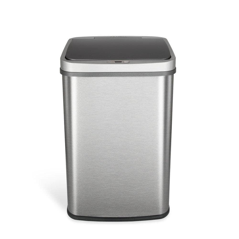 Nine Stars 13.2 Gallon Stainless Steel Motion Sensor Trash Can