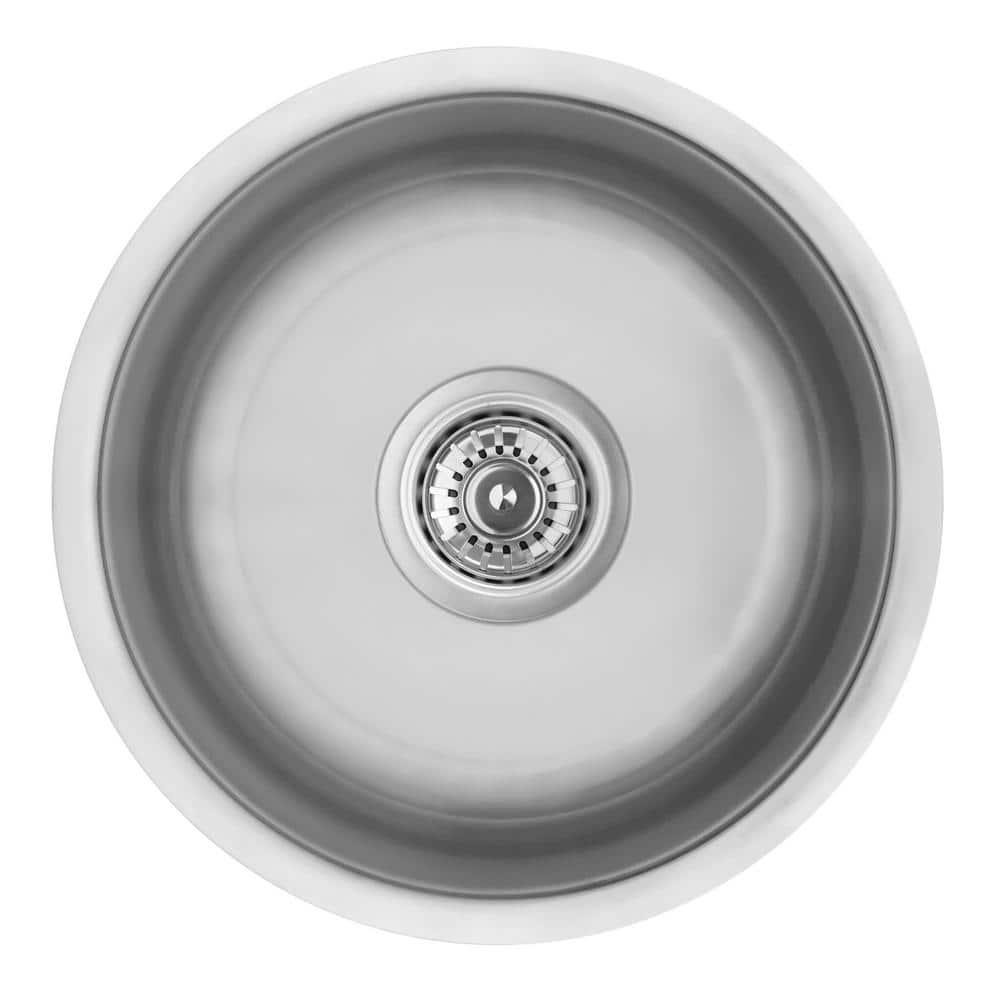 Karran U-1414 Karran 18-Gauge Stainless Steel 14-1/2'' X 14-1/2'' Undermount Bar Sink