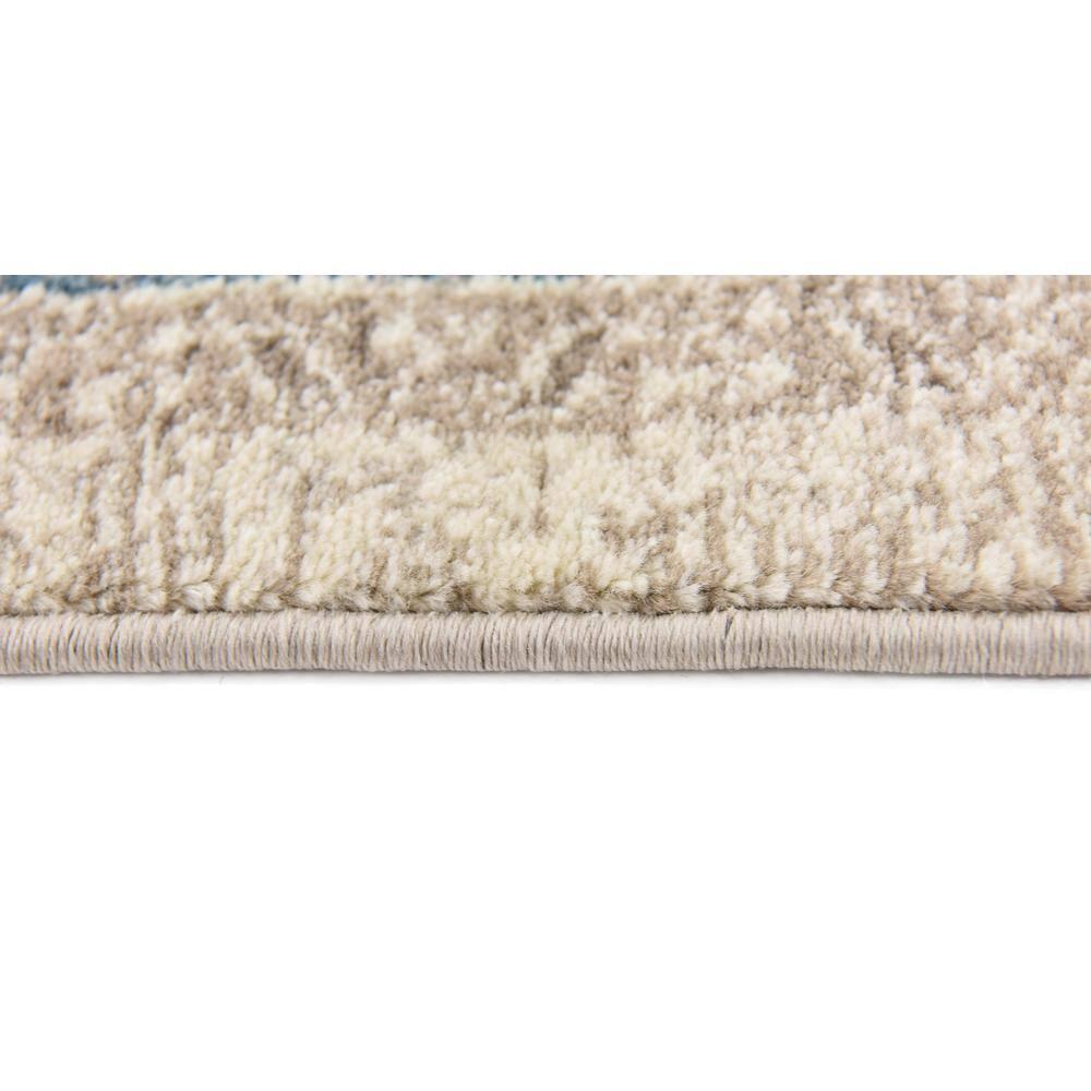 Unique Loom Salzburg Collection Area Rug - Altstadt (5' 1" Square Cream/Gray)