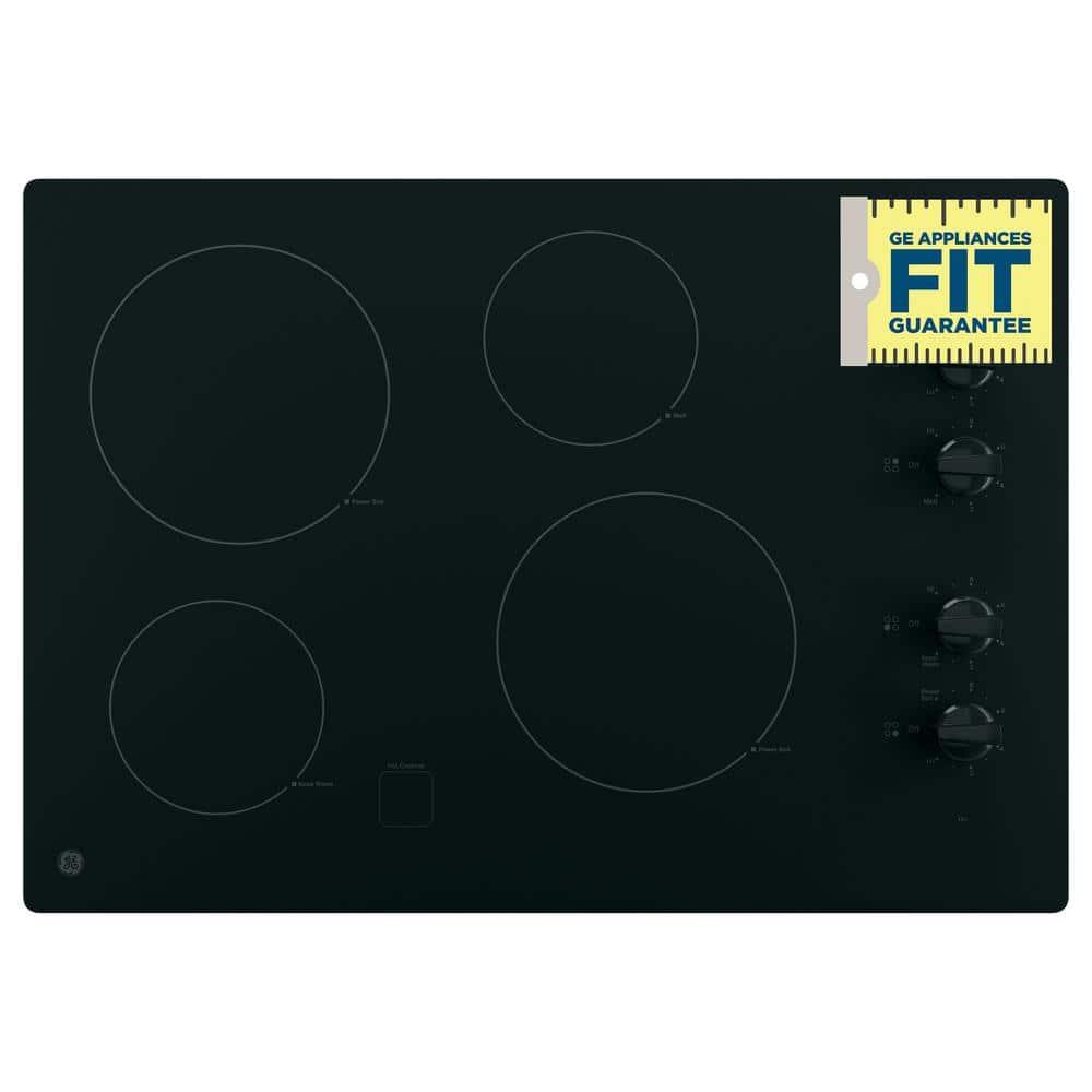 GE 30" Built-In Knob Control Electric Cooktop