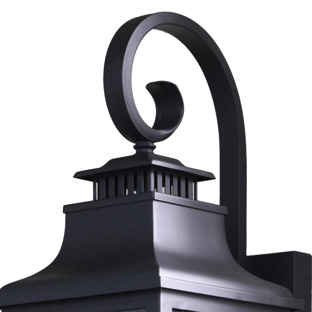 AA Warehousing ELW2283BL Exterior Wall Lighting, Black