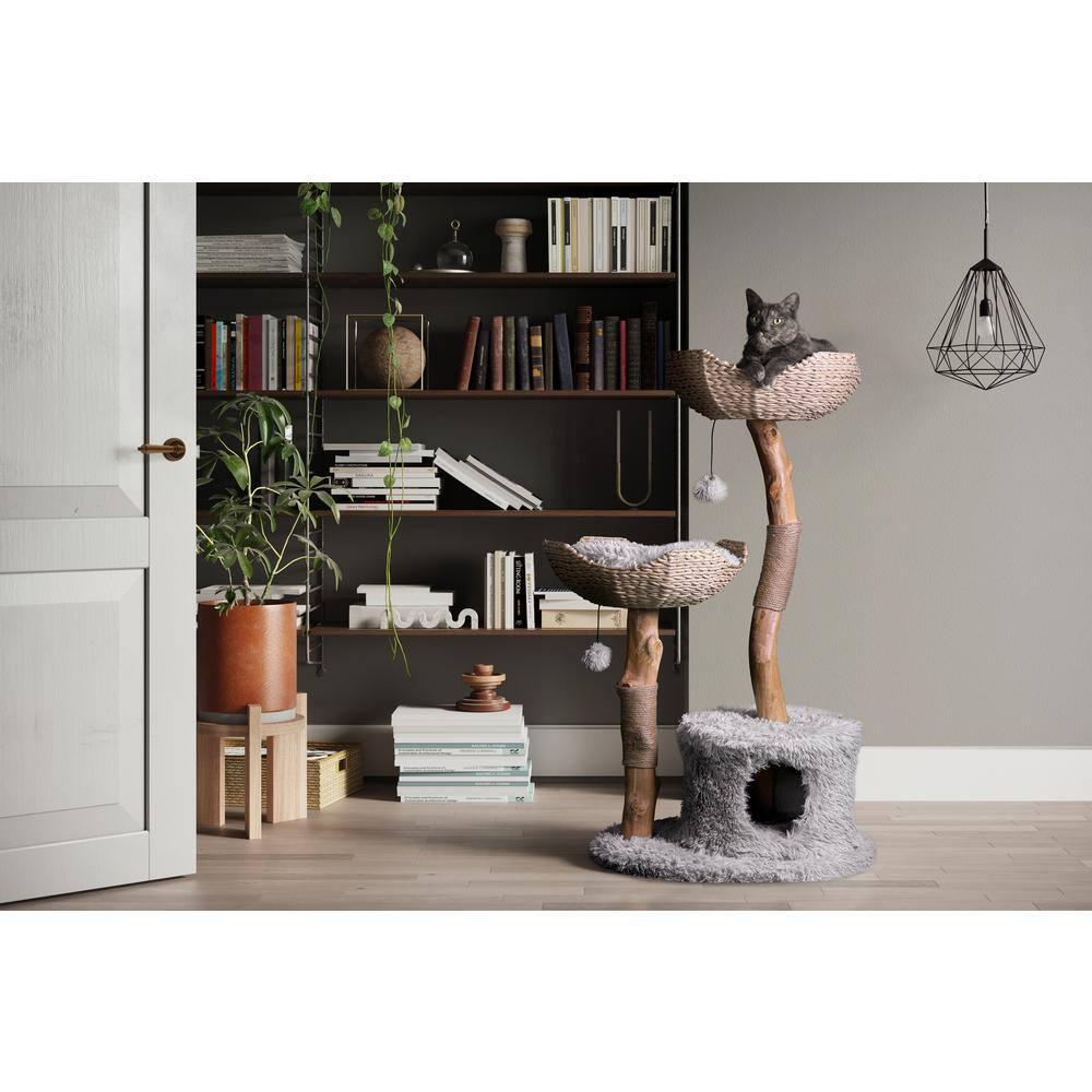 Mau Lifestyle Cento Cat Tree, Hand Made, Gray