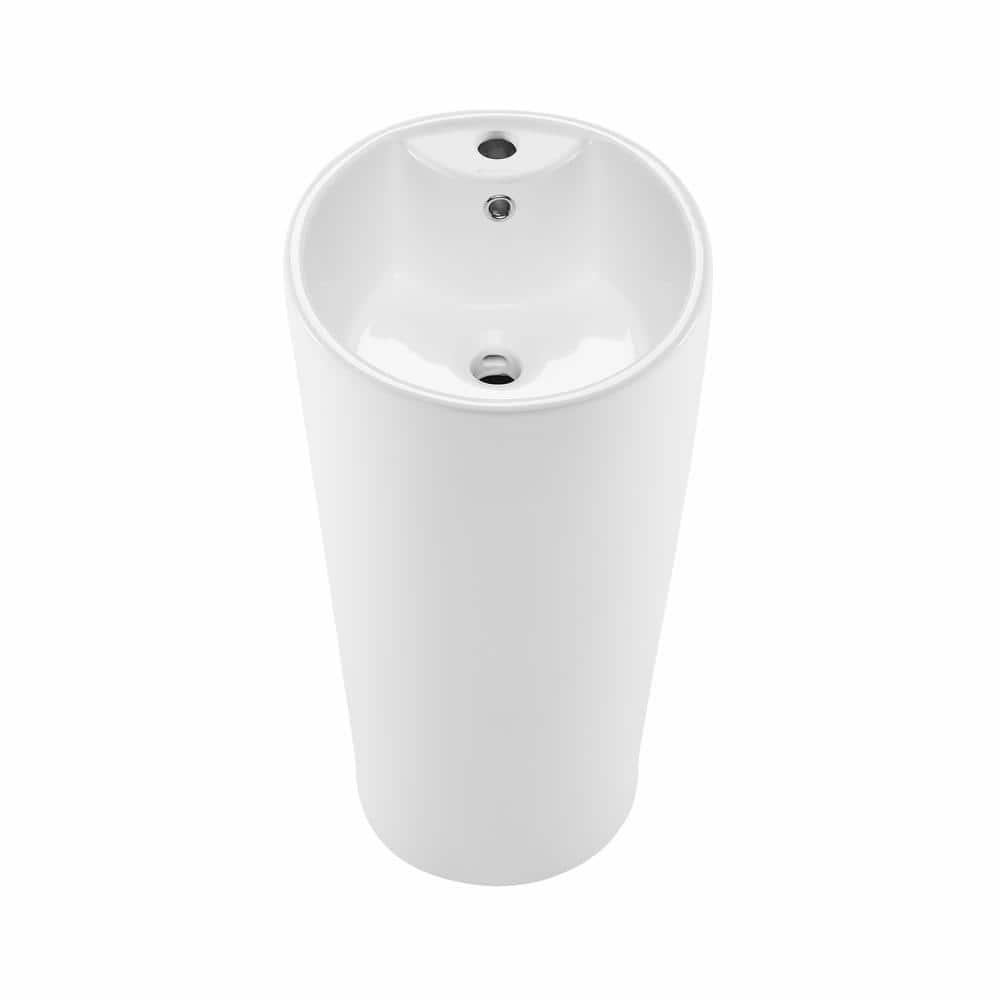 Monaco Circular Basin Pedestal Sink