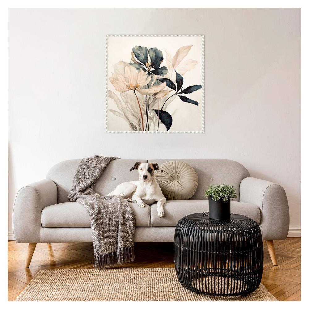 Amanti Art 30"x30" Whimsical Blossoms I by Lazar studio Framed Canvas Wall Art Print