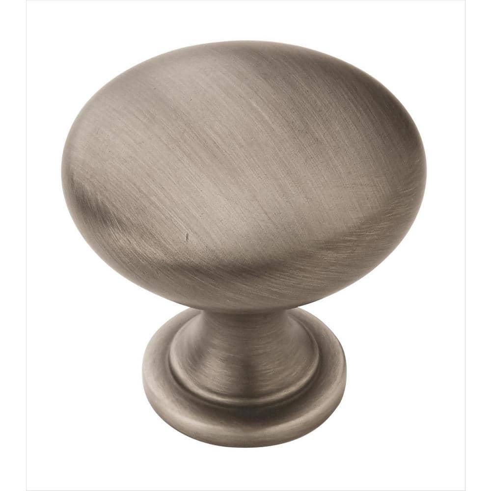 Amerock Edona 1-1/4 inch (32mm) Diameter Antique Silver Cabinet Knob