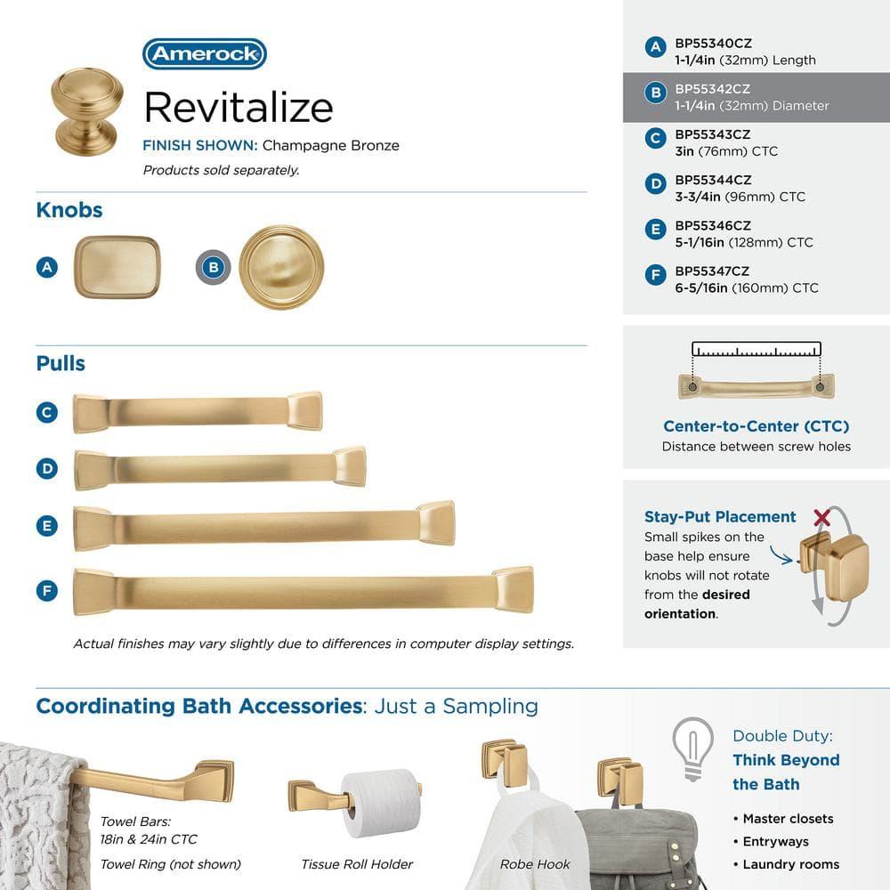 Amerock Allison 1 1/4" Diameter Mushroom Knob