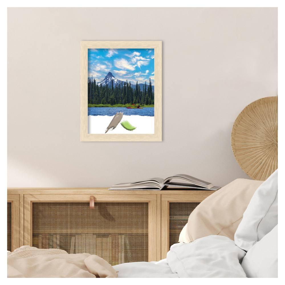 Amanti Art Woodgrain Stripe Wood Picture Frame Opening Size 11x14 in.