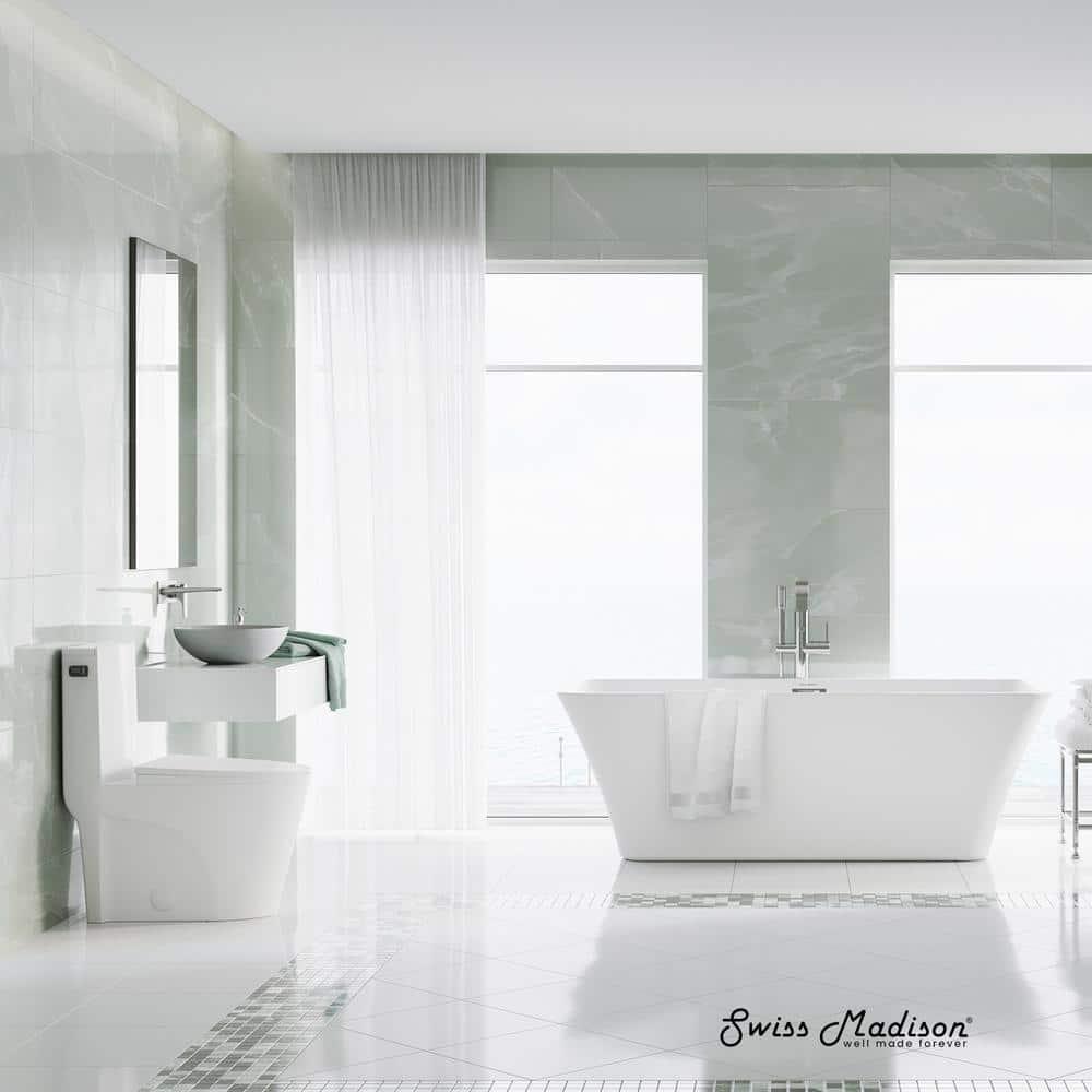 St. Tropez One Piece Elongated Toilet Dual Vortex Flush
