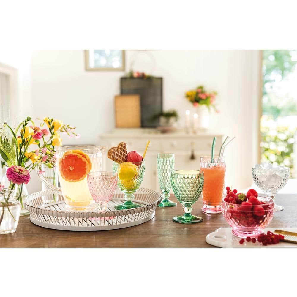Villeroy & Boch Boston Colored Lead Free Crystal Goblet Set