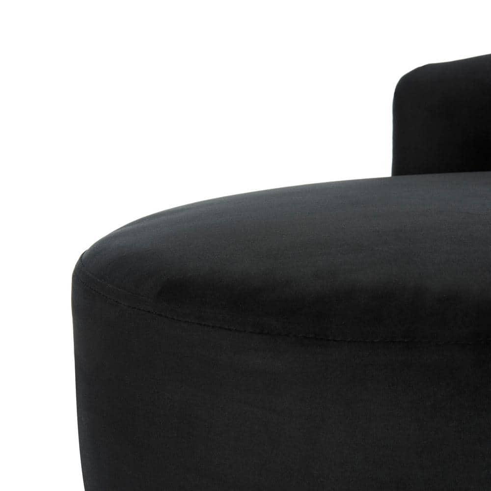 Evangeline Parisian Settee - Black - Safavieh.