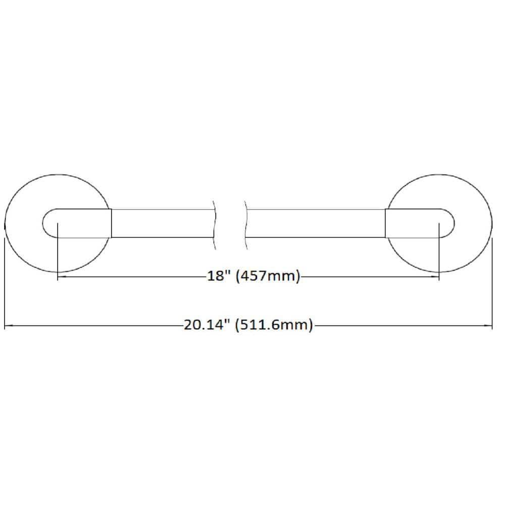 Design House Graz Wall Mounted Towel Bar 558361