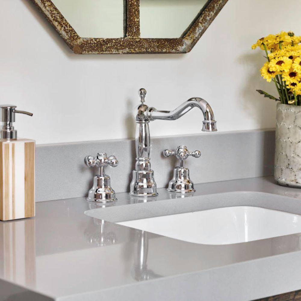 Arcana Widespread Lavatory Faucet With Column Spout