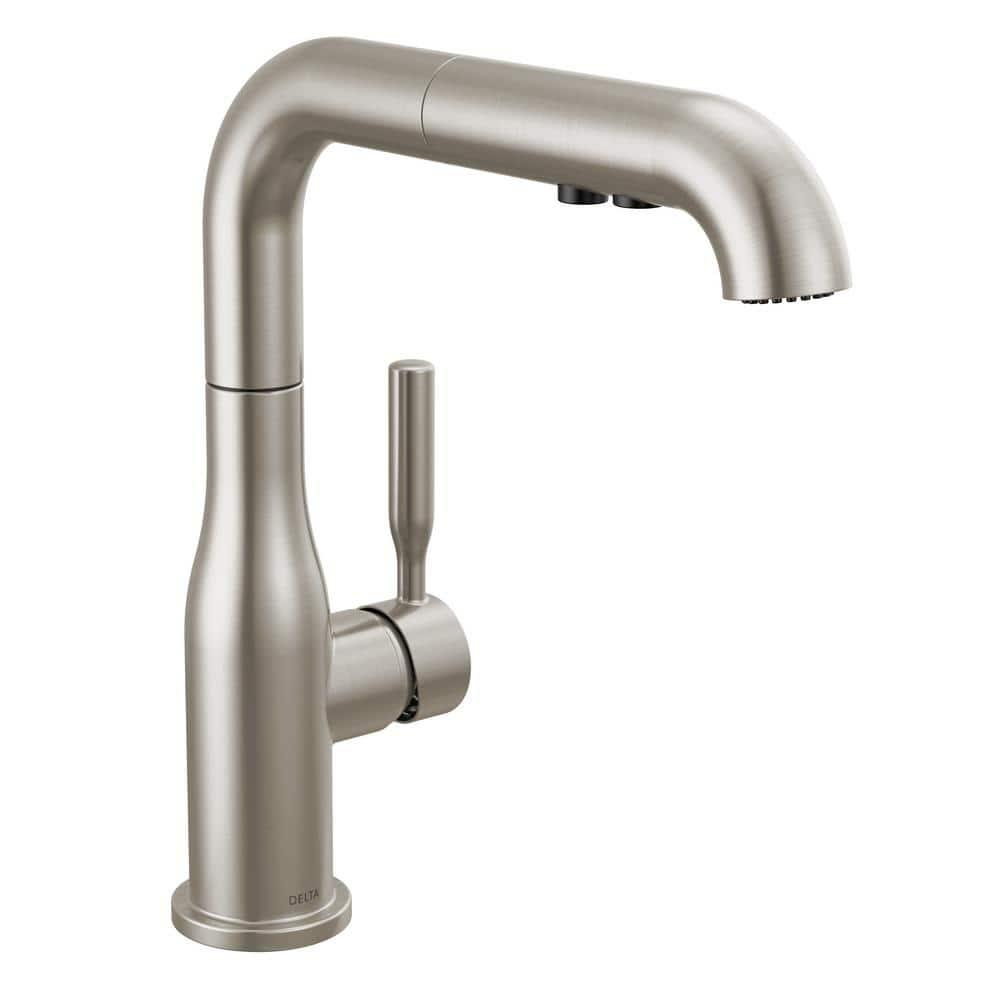 Almari Pull-Out Sprayer Kitchen Faucet, Single Handle Kitchen Sink Faucet