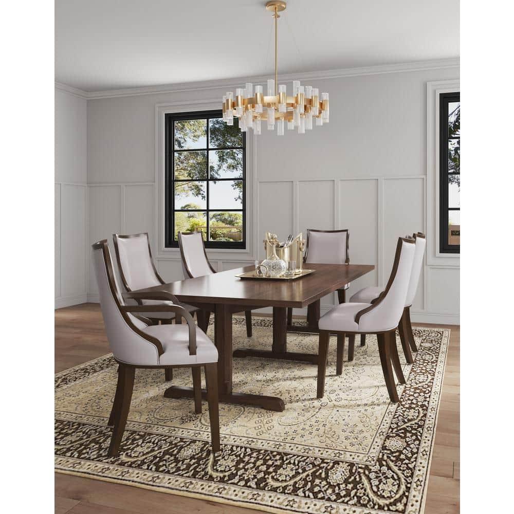 Faux Leather Upholstered Armchair