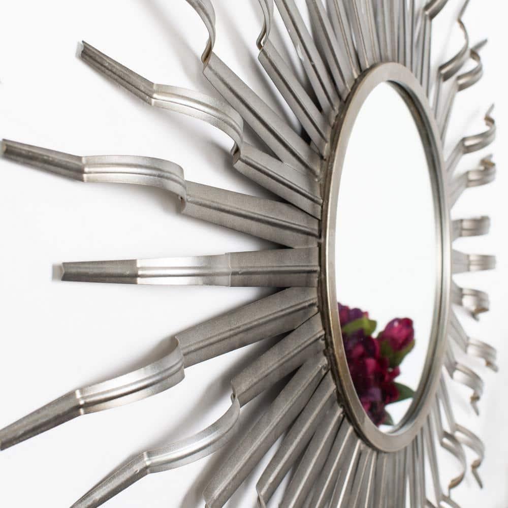 Naya Sunburst Mirror - Gunmetal  - Safavieh