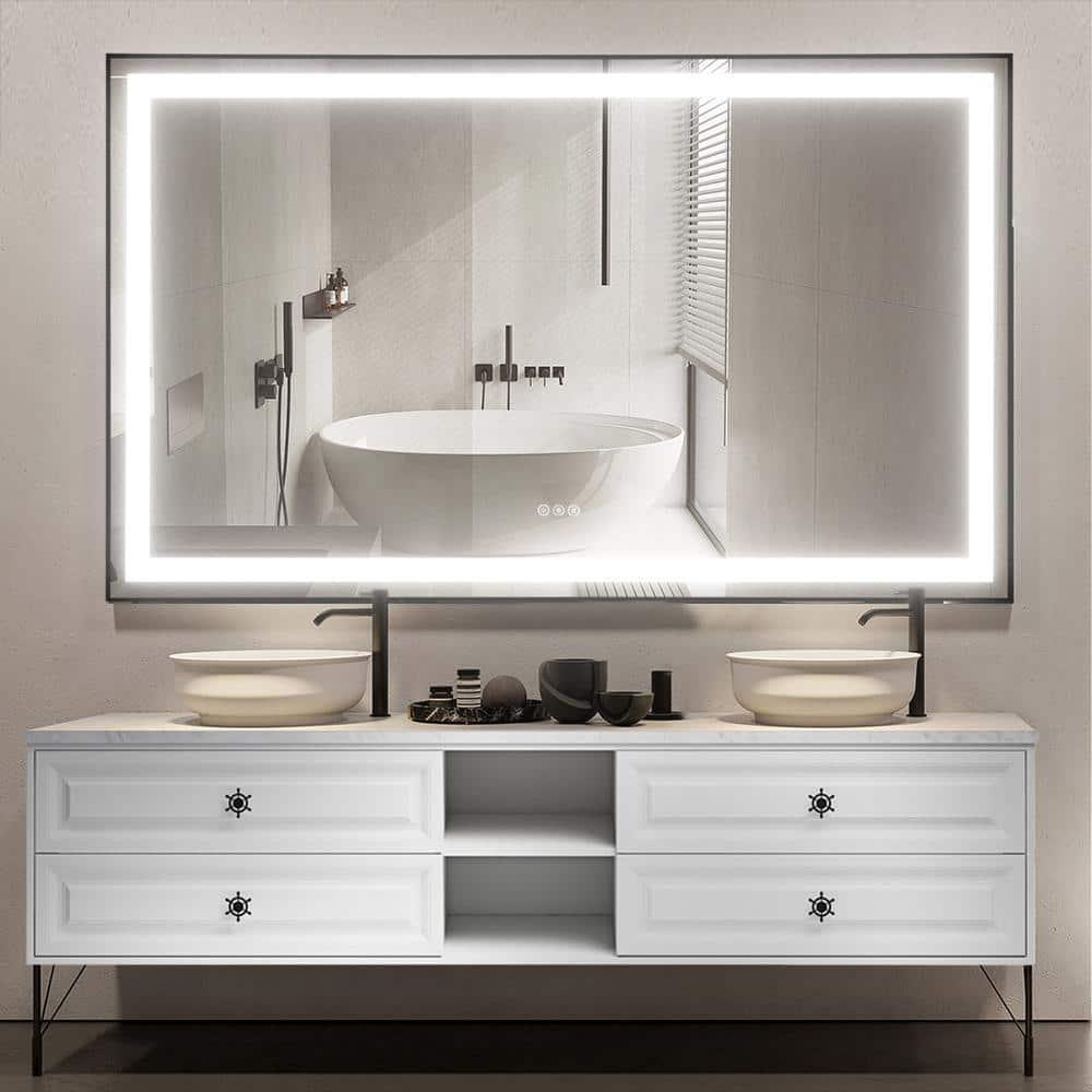 AMANI Eleen 96 In. W X 23 In. D X 22 In. H Bath Vanity Cabinet Without Top