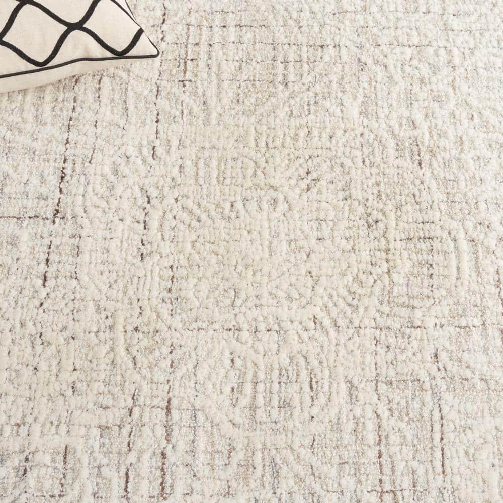 Ebony EBN114 Hand Tufted Area Rug - Grey/Ivory - 4'x6' - Safavieh.