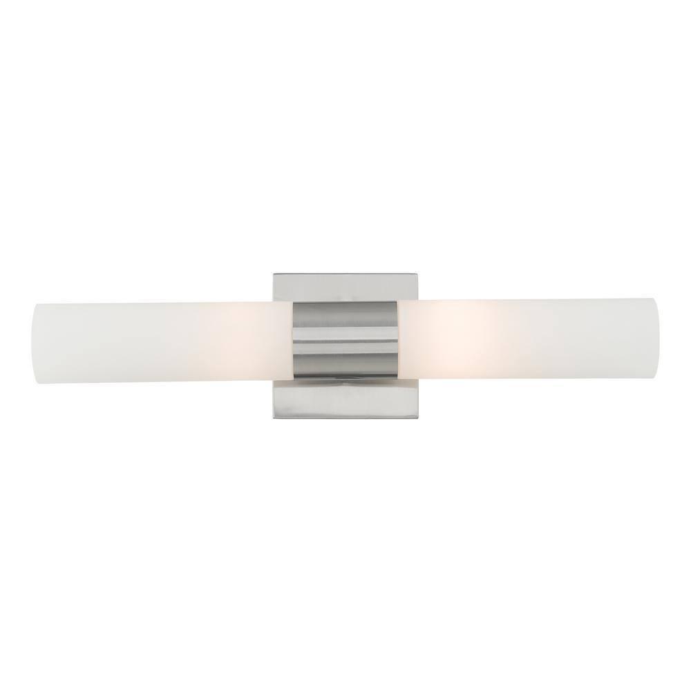 Livex Lighting Aero 2 - Light Vanity in  Brushed Nickel