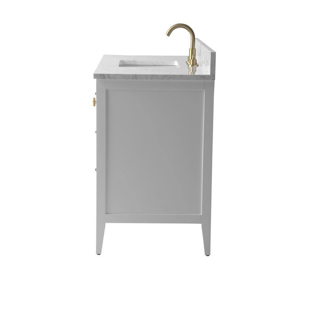 48'' Single Bathroom Vanity with Engineered Marble Top