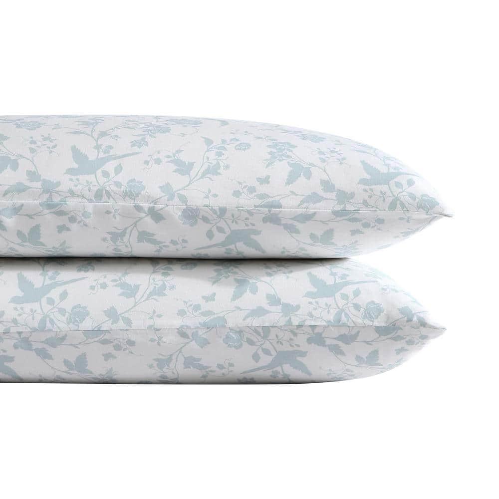 Laura Ashley Laura Ashley Printed Cotton Sateen Pillowcase Set (Set of 2)