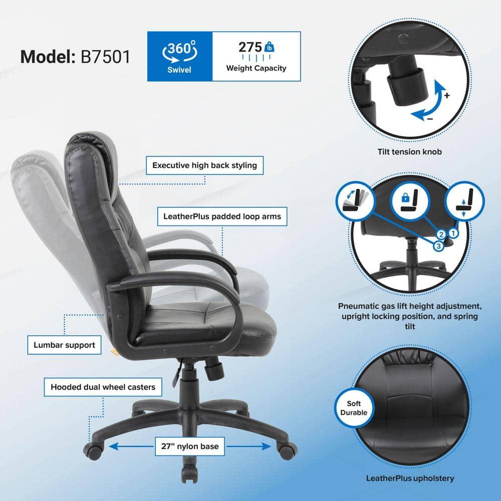 Boss Office Products Vinyl Executive Chair