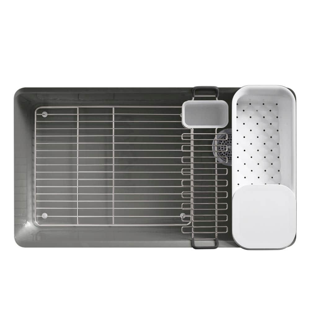 Riverby 33" x 22" x 9-5/8" Under-Mount Single-Bowl Kitchen Sink with Accessories