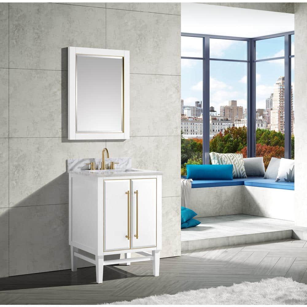 Avanity Mason-Vs25-G-C Mason 25" Free Standing Single Basin Vanity Set - White