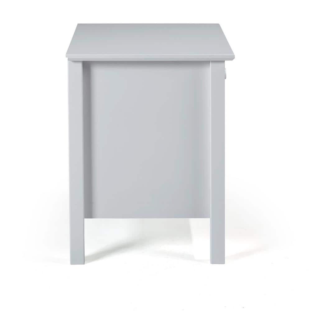 Alaterre Simplicity Nightstand, Dove Gray