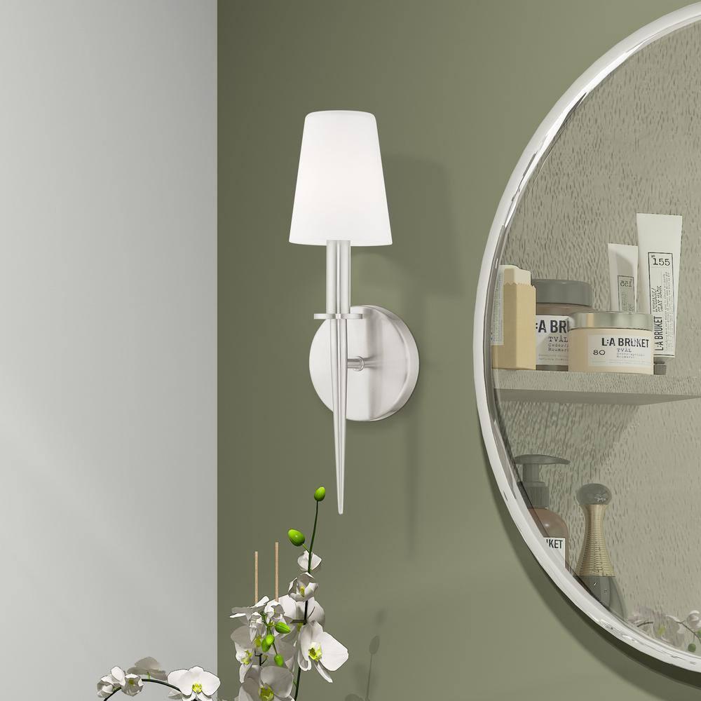 Livex Lighting Witten 1 - Light Wall Light in  Brushed Nickel