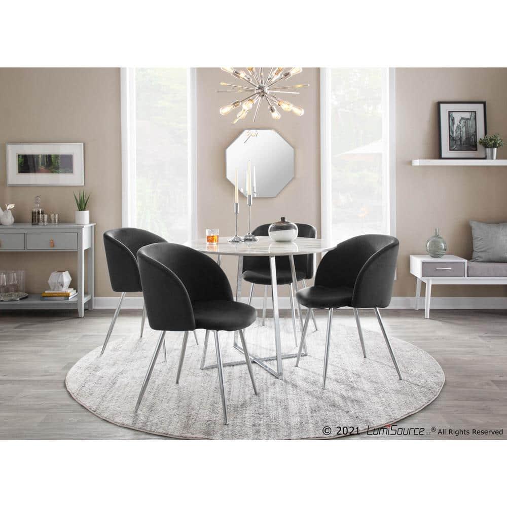 Terrance 18.5'' H Velvet Upholstered Parsons Chair
