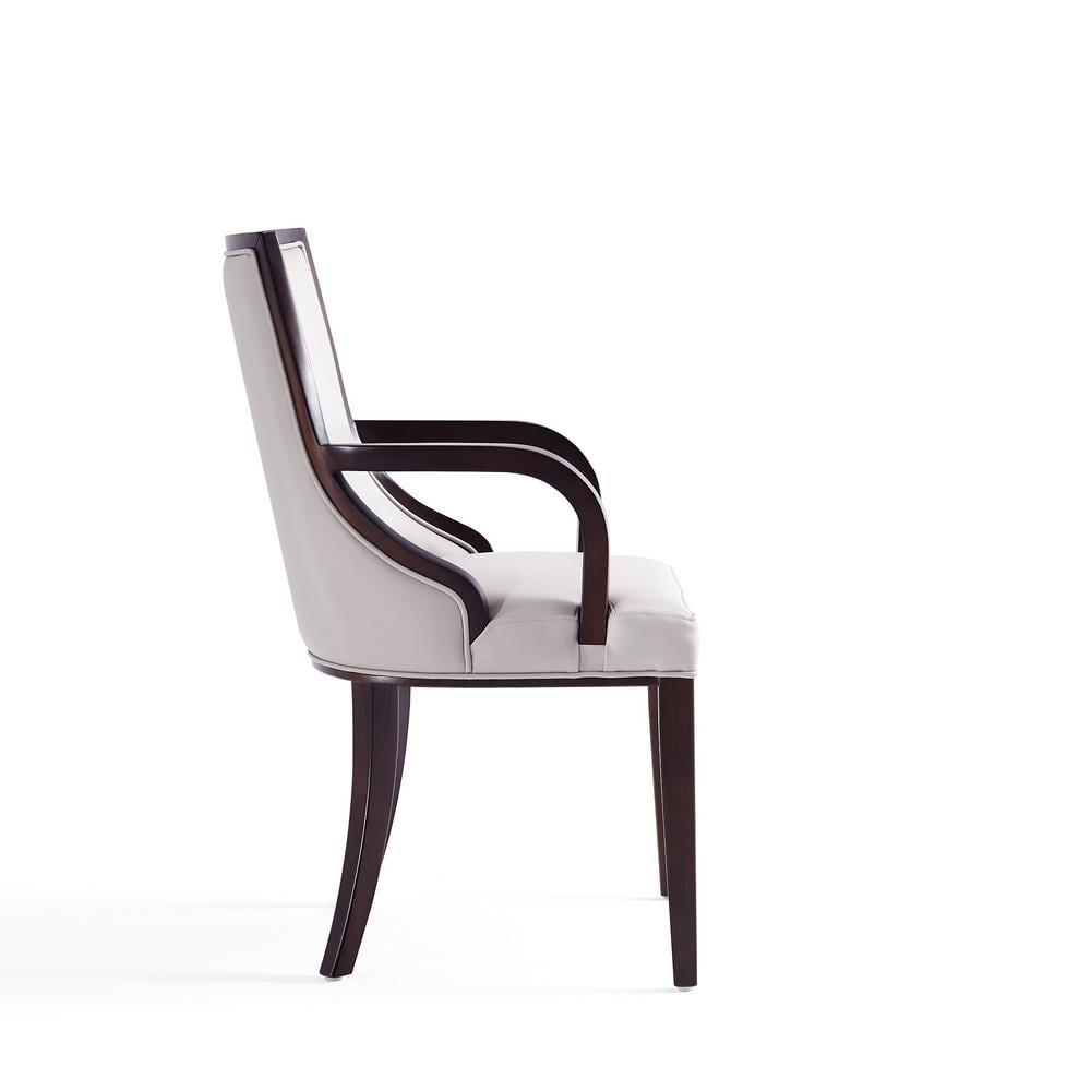 Faux Leather Upholstered Armchair