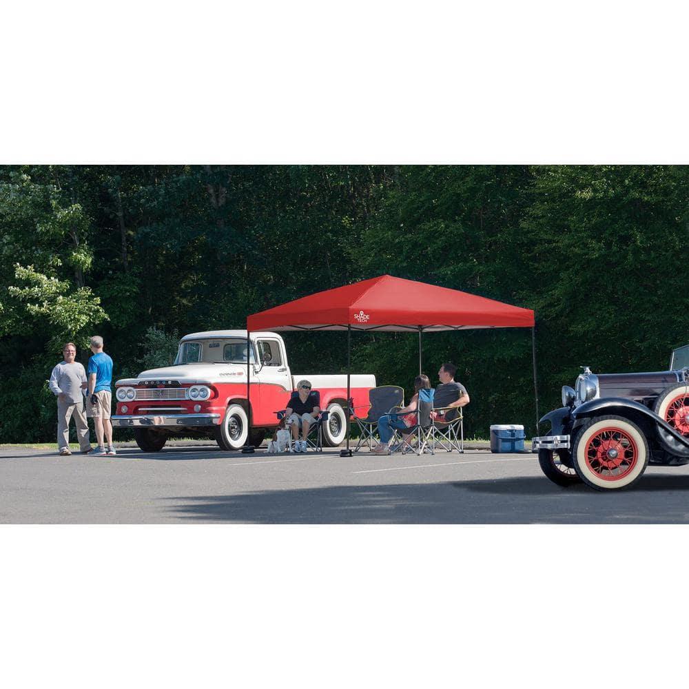 QuikShade Shade Tech 10 Ft. W x 10 Ft. D Steel Pop-Up Canopy