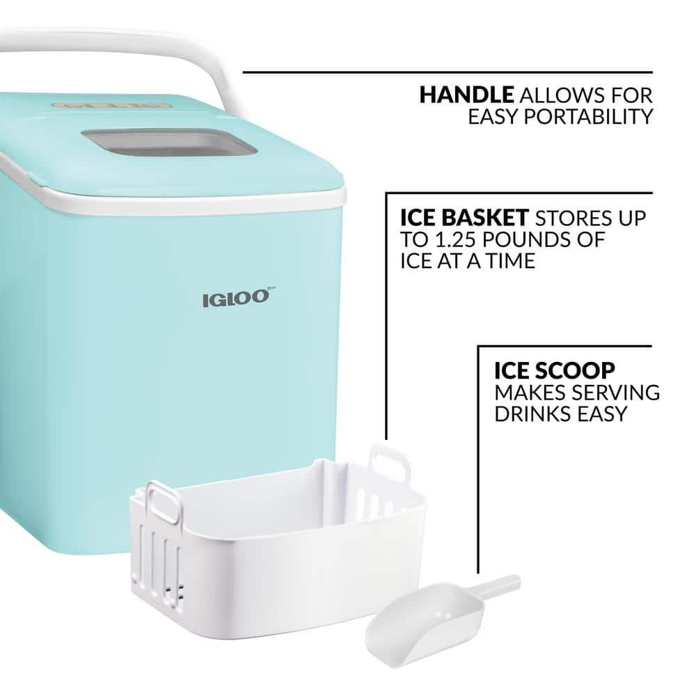 Igloo Igloo 26-Pound Automatic Self-Cleaning Portable Countertop Ice Maker Machine With Handle