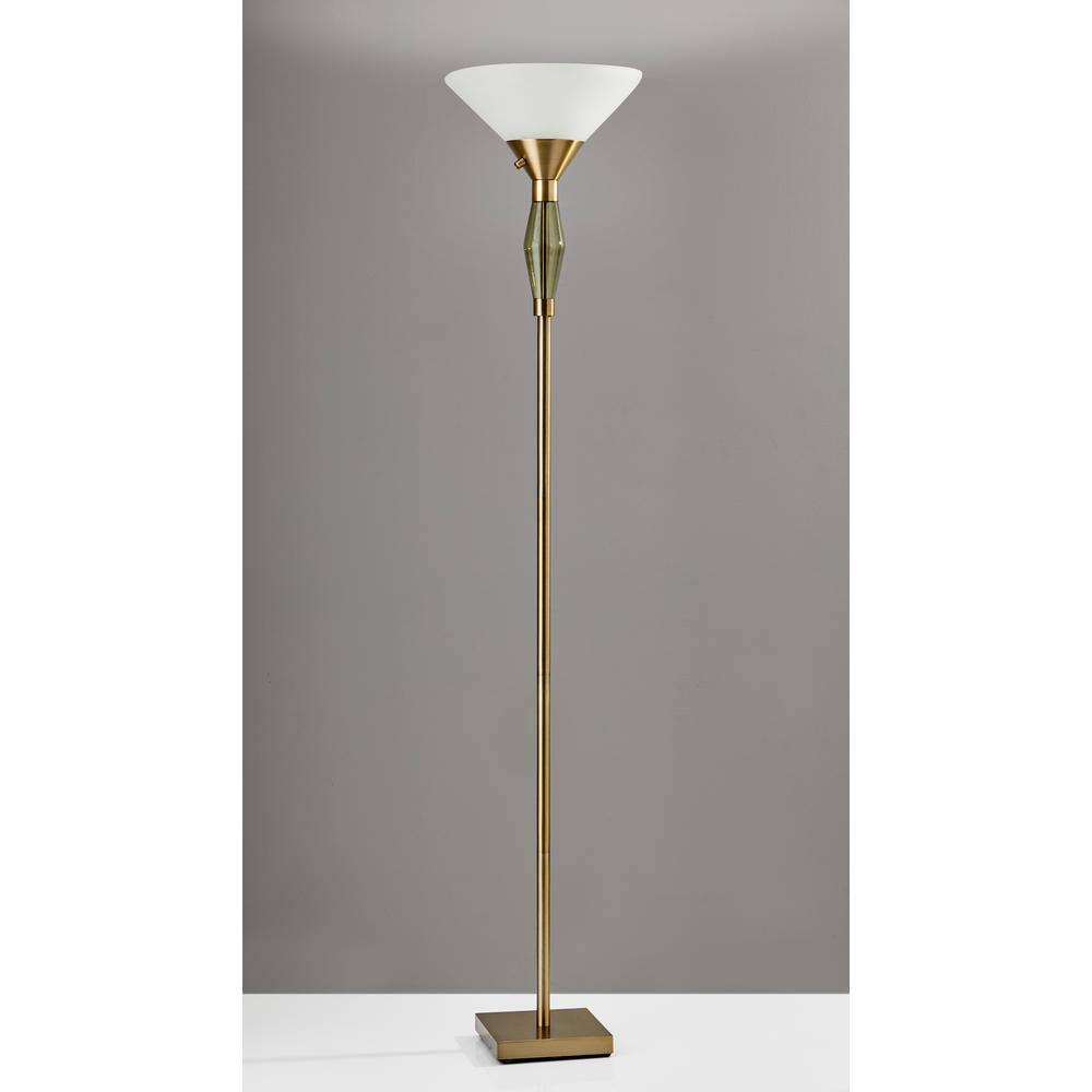 Clyde Torchiere Floor Lamp (71")