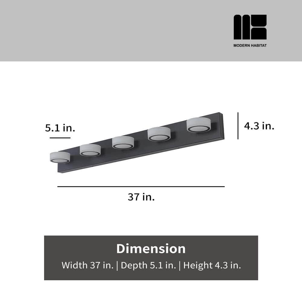 Modern Habitat Dimmable LED Vanity Light