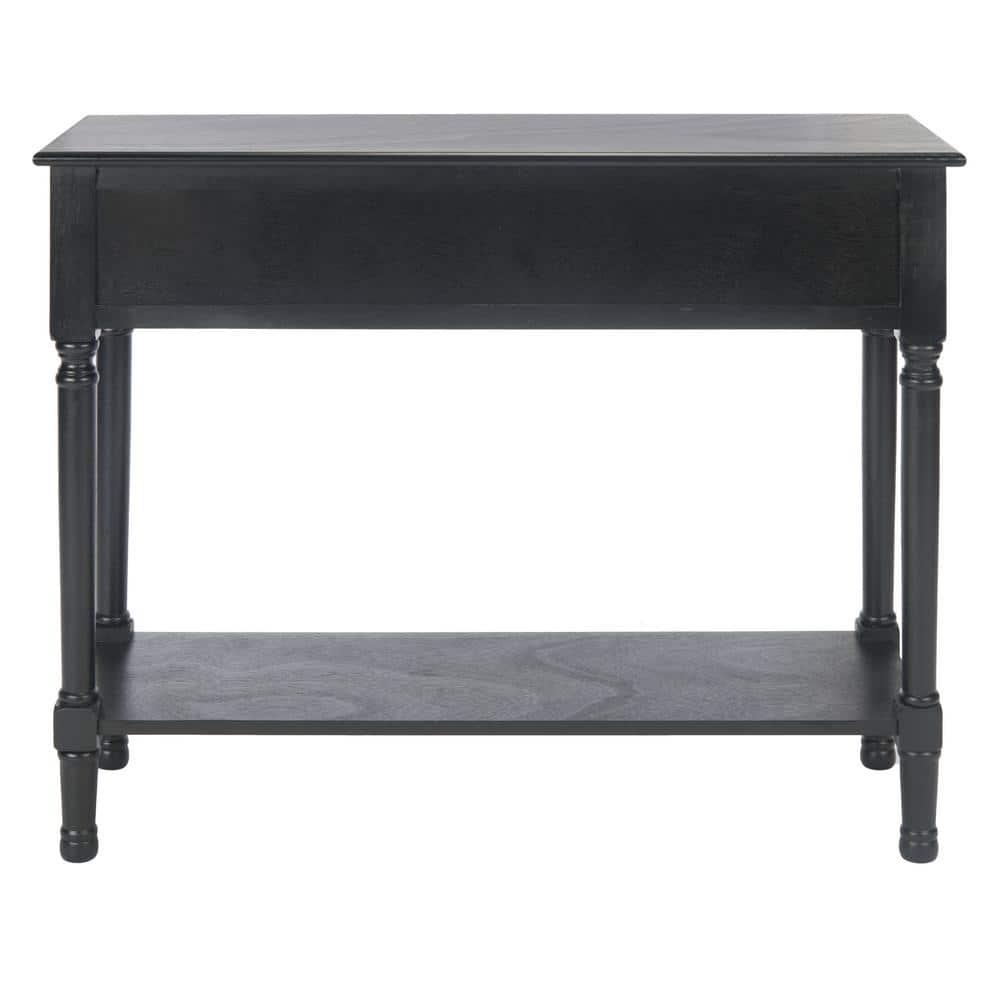 Haines 2 Drawer Console Table - Black - Safavieh